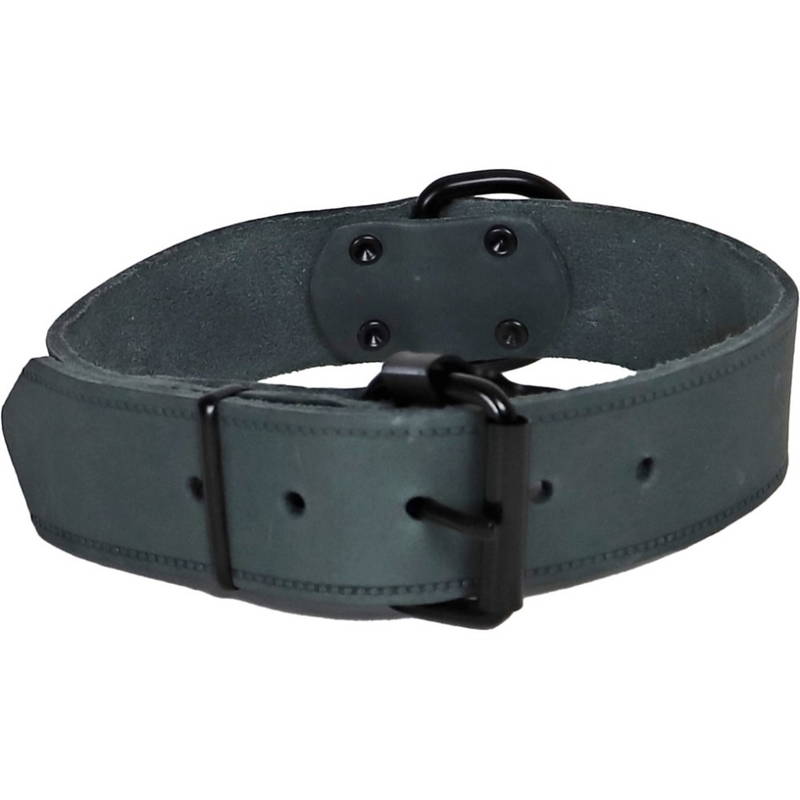 Halsband soft leder 40mm/60cm Gebr. de Boon - Gebr de boon - Grijs