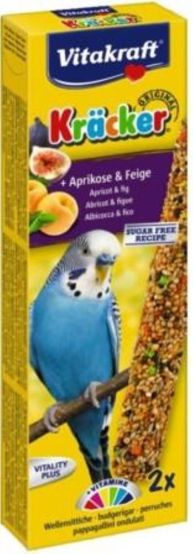 Vitakraft abrikoos/vijg-kracker parkiet 2in1 Gebr. de Boon Vitakraft - Vitakraft