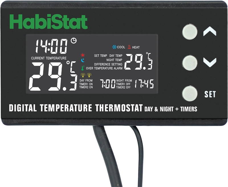 Digitale temperatuur thermostaat dag/nacht timer Habistat - Habistat