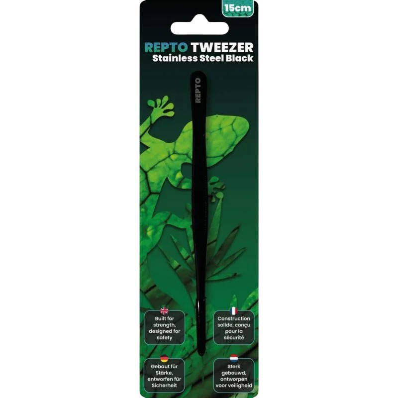 Tweezer rvs zwart 15 cm Repto - Repto