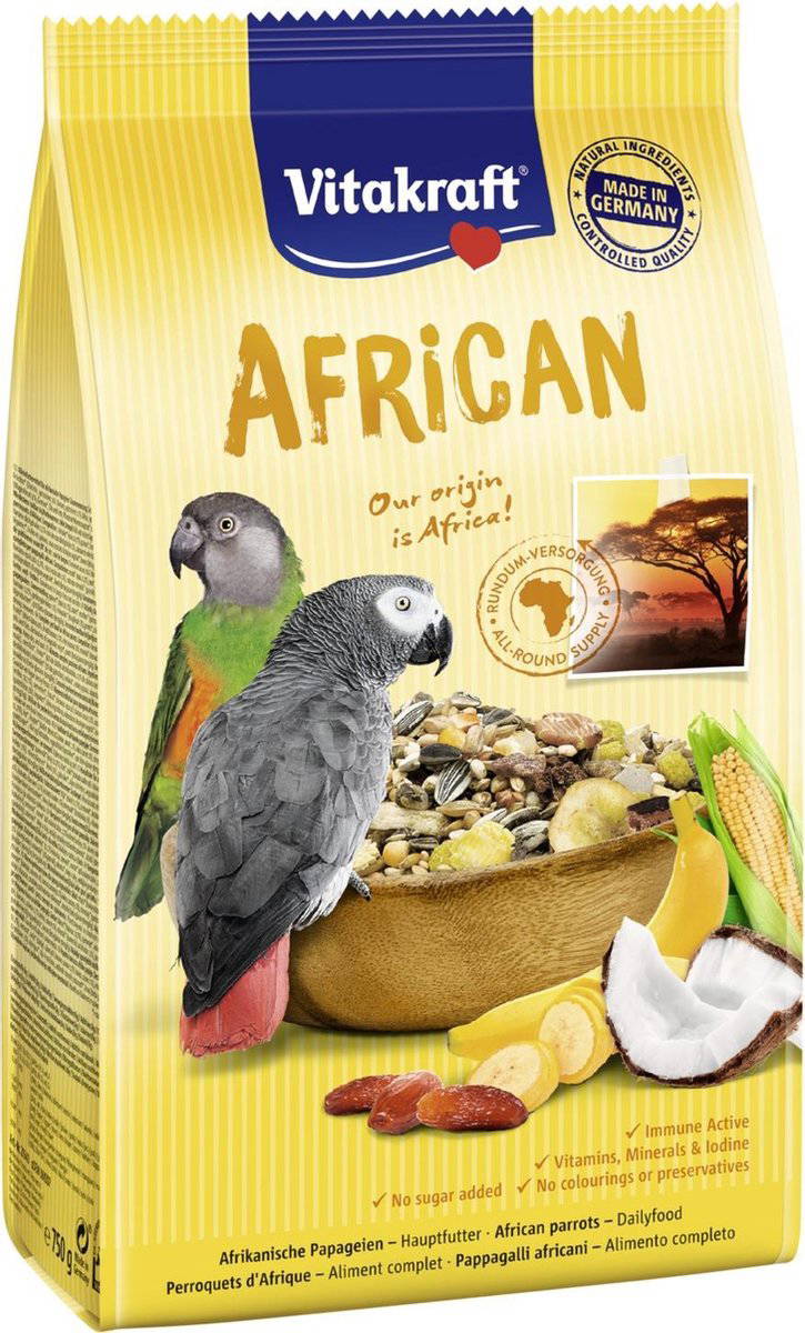 Vitakraft Papagaaienvoer African 750gr. Vitakraft - Vitakraft