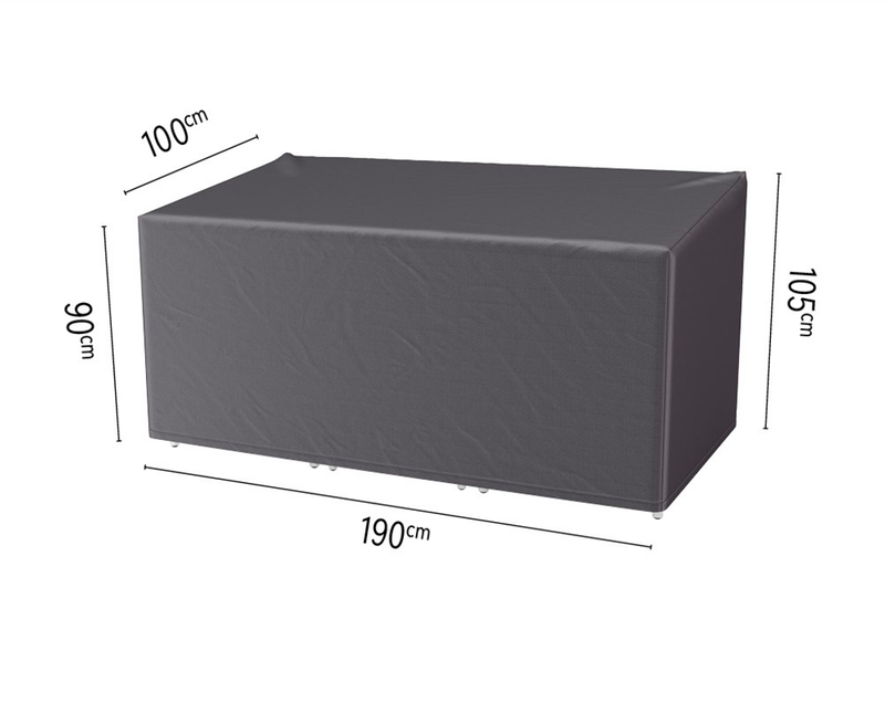 AeroCover Lounge chair & hocker cover high back 190x100xH105/90 AeroCover - Aerocover - Grijs