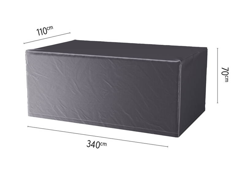 AeroCover Tuintafelhoes 340x110xH70 cm AeroCover - Aerocover - Grijs
