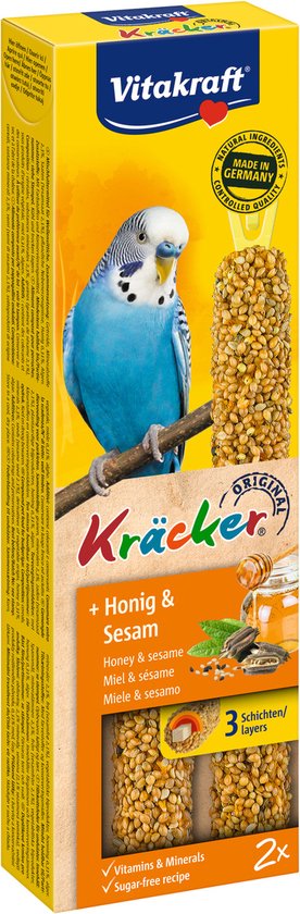 Vitakraft honing/sesam-kracker parkiet 2in1 Gebr. de Boon -