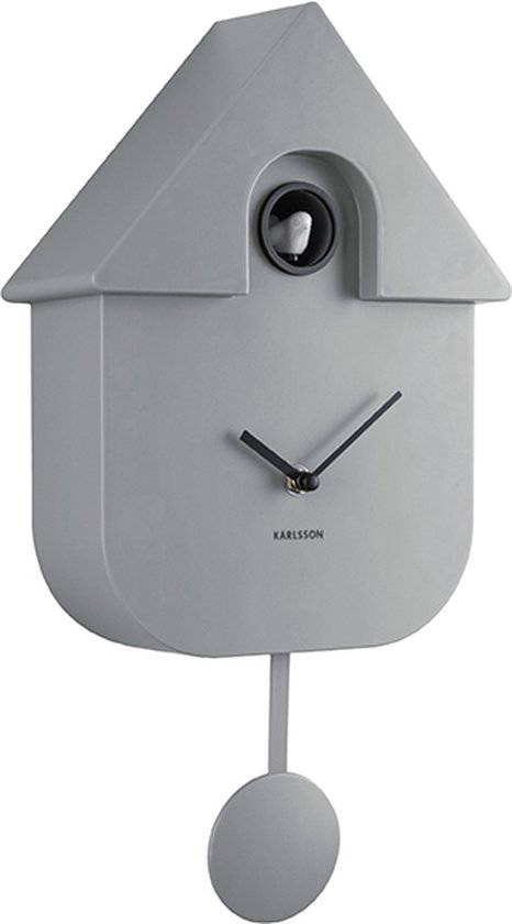 Hortus Wall clock Modern Cuckoo ABS IX Hortus - Hortus - Grijs