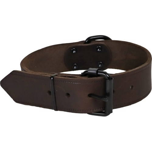 Halsband soft leder 30mm/50cm Gebr. de Boon - Gebr de boon - Bruin