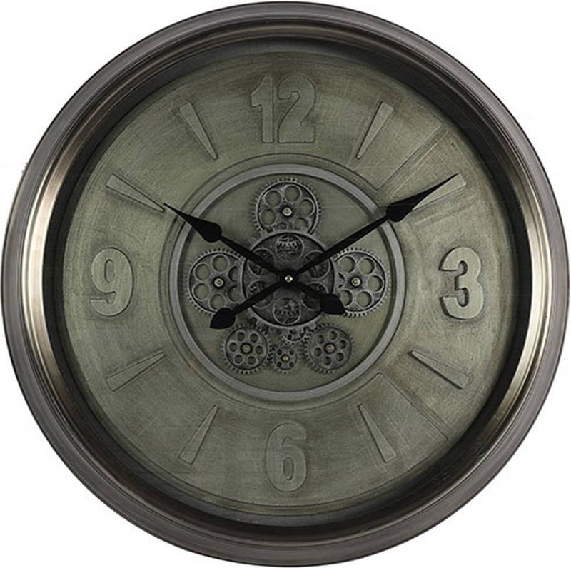 Decostar Klok ro Lotte silver D63 cm Decostar - Decostar - Grijs