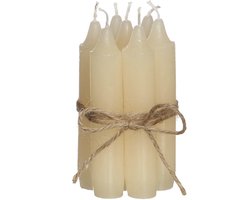 Hortus Diner kaarsen set 7 stuks H. 11 cm creme - - Roze
