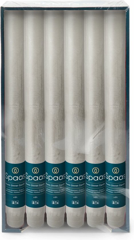 Spaas Dinerkaars rustiek 8u per 1 stuk licht - - Grijs