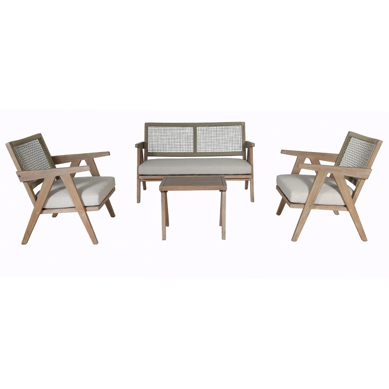 Buitengewoon de Boet Piet Sofa Loungeset 4dlg Buitengewoon de Boet - Buitengewoon de boet - Bruin