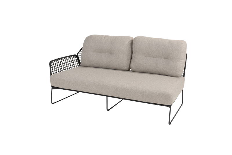 4SO Taste Rhodos 2-zits element rechts antraciet 4SO - 4so - Grijs