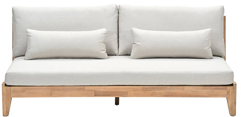 Garden Impressions Kailua 2-zits bank acacia white wash/sahara sand Garden Impressions - Garden impressions