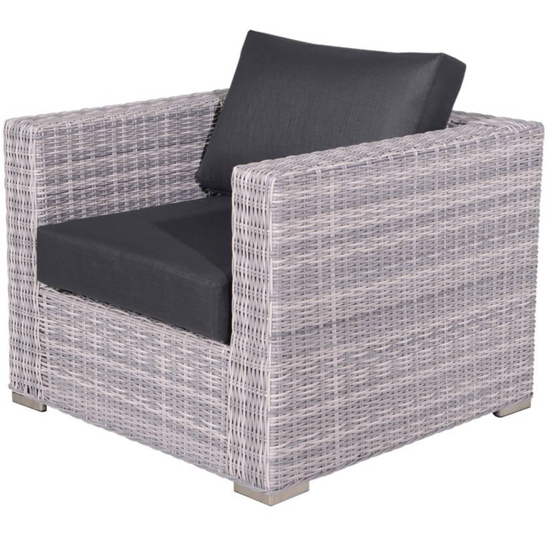 Garden Impressions Tennessee lounge fauteuil cloudy L93 x B96 x H71 cm Garden Impressions - Garden impressions - Grijs