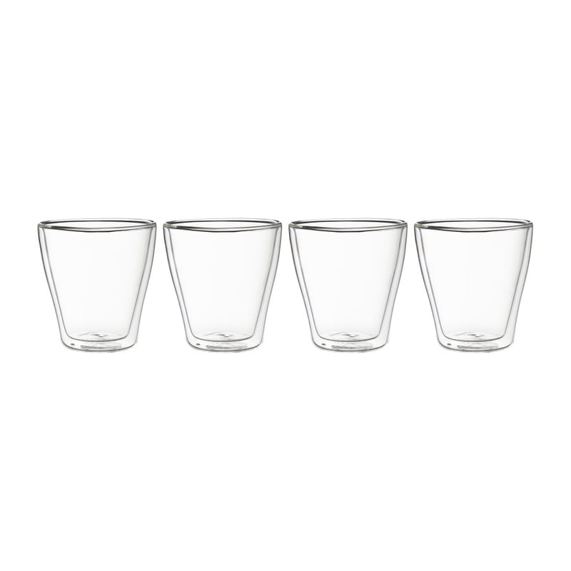Dubbelwandige glazen - 250 ml - set van 4