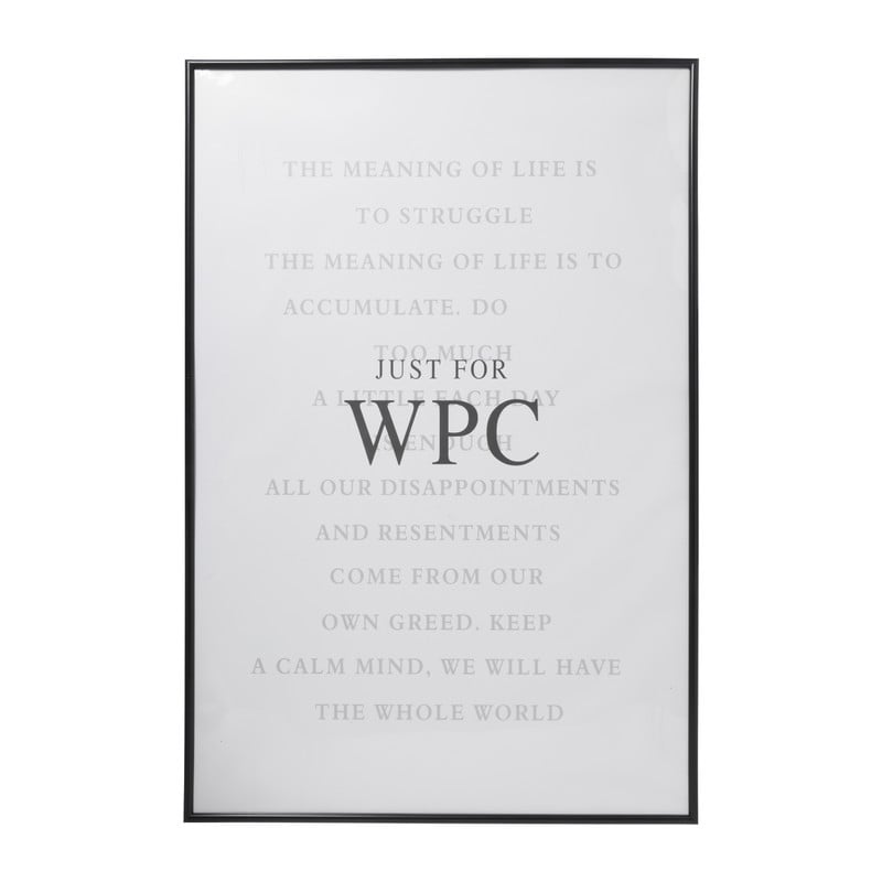 Fotolijst WPC - zwart - 60x90 cm