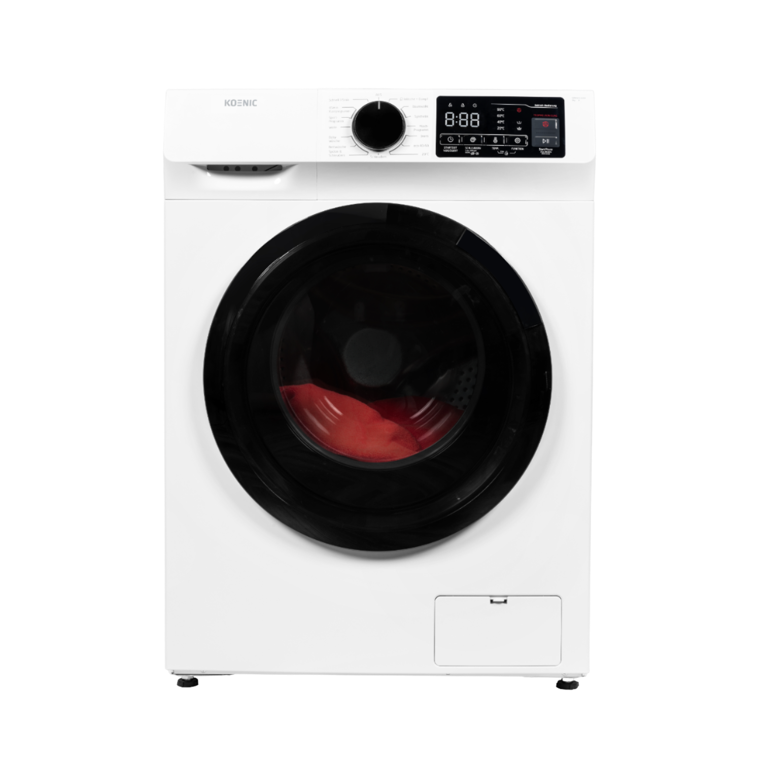 KOENIC Koenic Kwm 8156 - Wasmachine Voorlader 8 Kg 1400 Rpm 72 Db