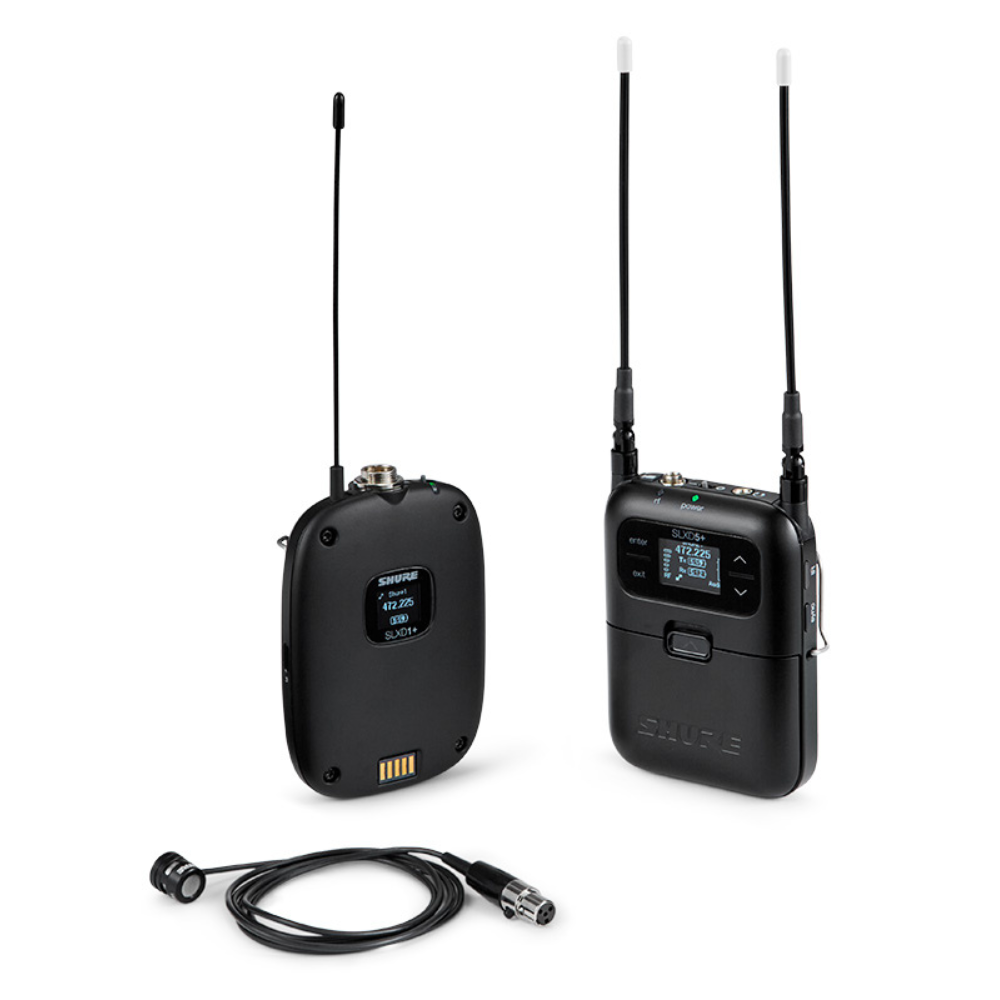 Shure Shure SLXD15+/85M Draagbare WL185M dasspeldmicrofoon set