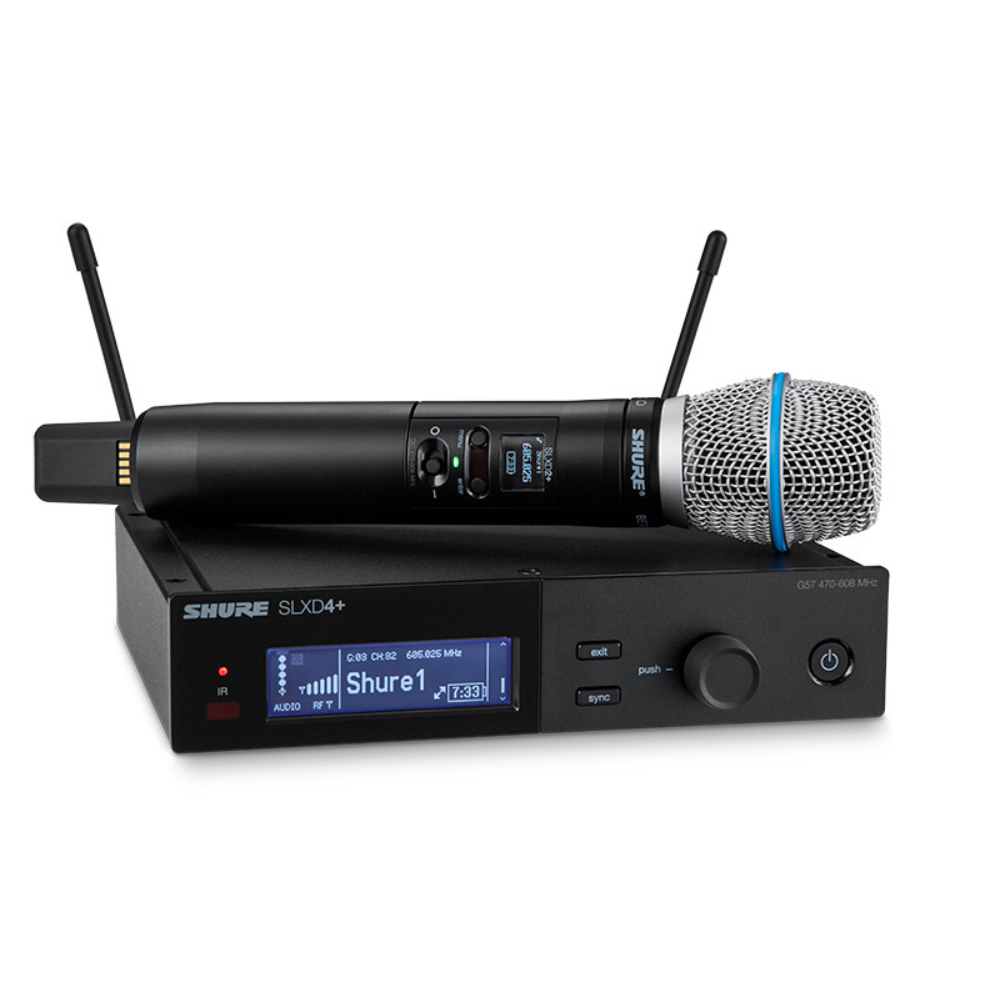 Shure Shure SLXD24+E/B87A Draadloze Beta87A microfoon set