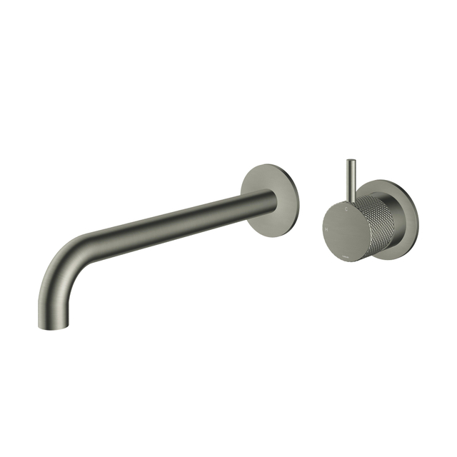 Hotbath Cobber X Afbouwdeel - voor wastafelmengkraan - 25cm uitloop - Geborsteld Nikkel CX105EXT25GN