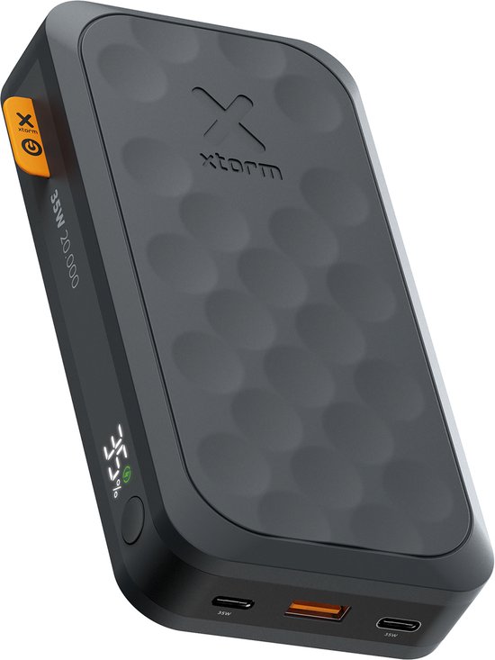 Xtorm Power Bank USB-C PD 35W 20.000mAh/2xUSB-C Black Powerbank 20000 mAh - Zwart