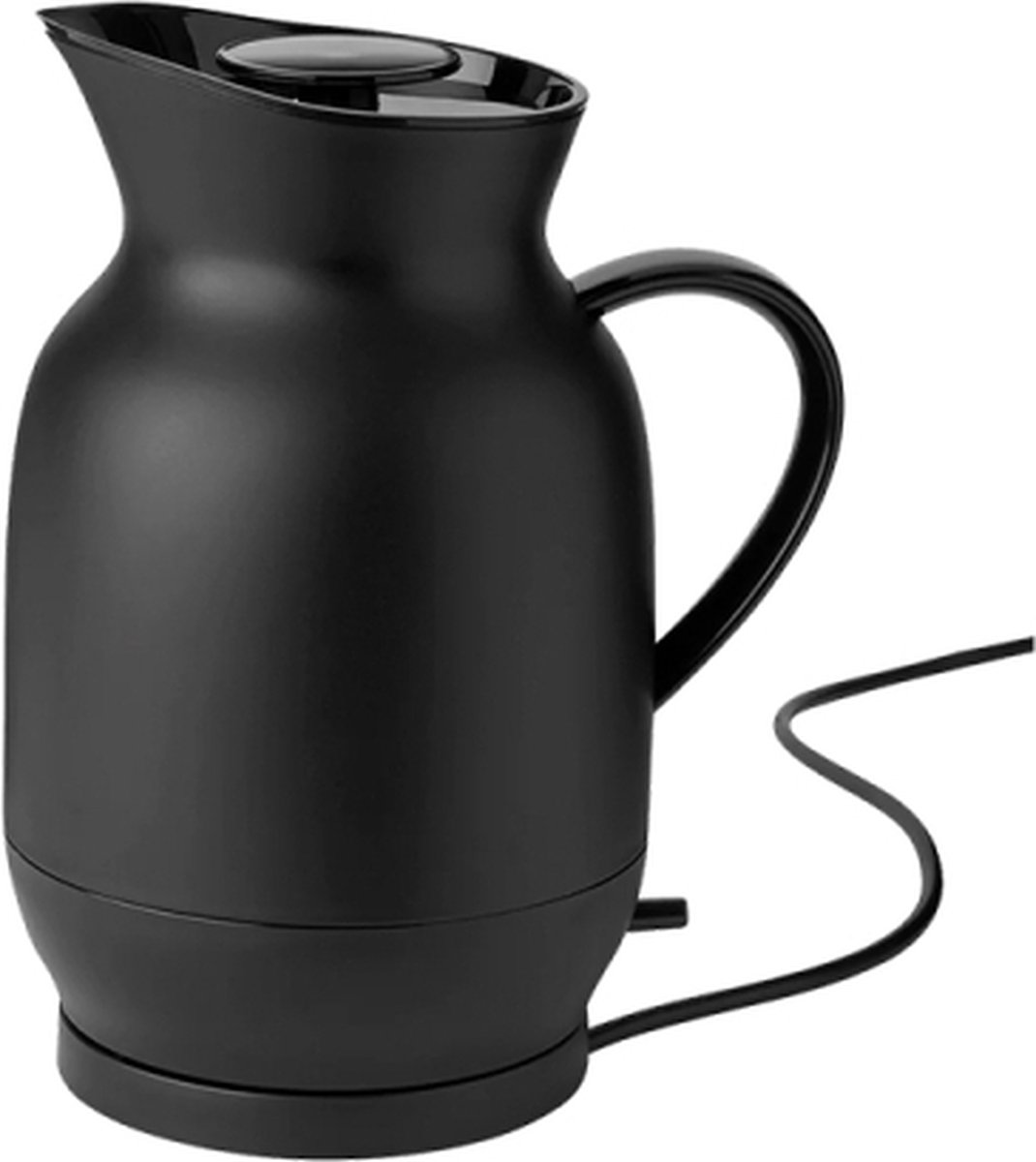 Stelton Stelton Waterkoker - Amphora Electric Kettle 1.2 L (Soft black) 2200 W - Zwart