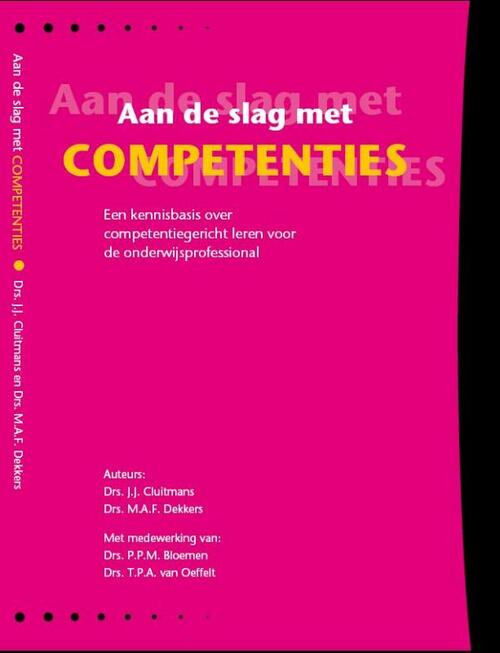 Dekkers, Onderwijs Adviserings Buro Aan de slag met competenties