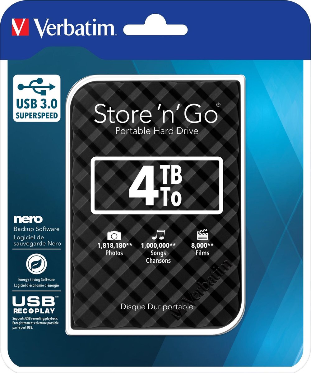 Verbatim Store n Go 2,5" 4TB