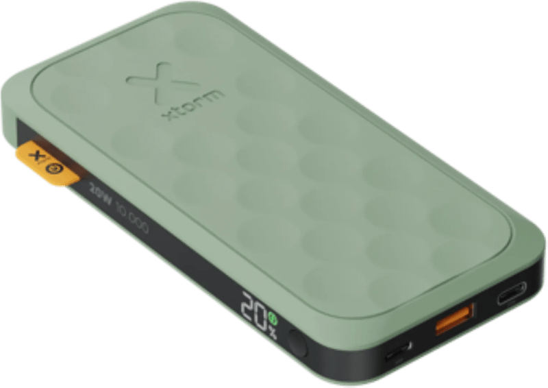 Xtorm Xtorm Power Bank USB-C PD 20W 10.000mAh/2xUSB-C Green Powerbank 10000 mAh - Groen