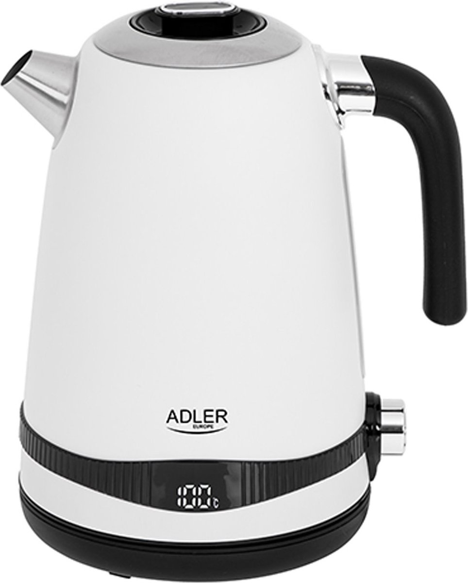 Adler Adler Waterkoker AD 1295w - kettle - white - Wit - 2200 W