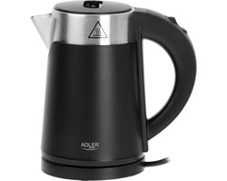 Adler Waterkoker AD 1372b - kettle - black 800 W - Zwart