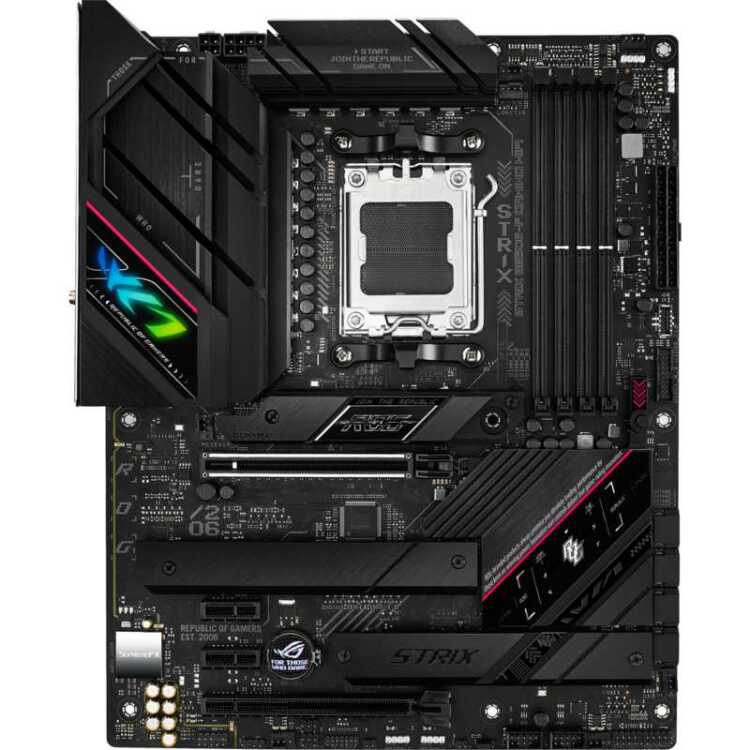Asus ASUS ROG STRIX B650E-F GAMING WIFI Moederbord - AMD B650 - AMD AM5 socket - DDR5 RAM - ATX