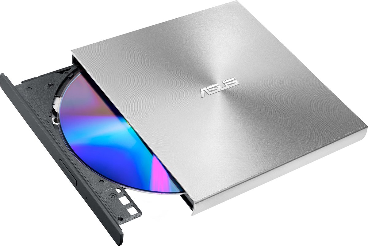 Asus ZenDrive U8M SDRW-08U8M-U - Zilver - DVD writer - USB-C - Zilver - Silver