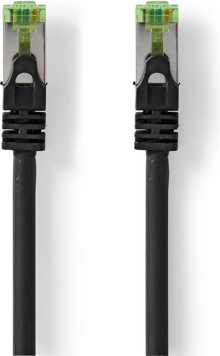 Nedis network cable - 10 m - black 10 meter - Zwart