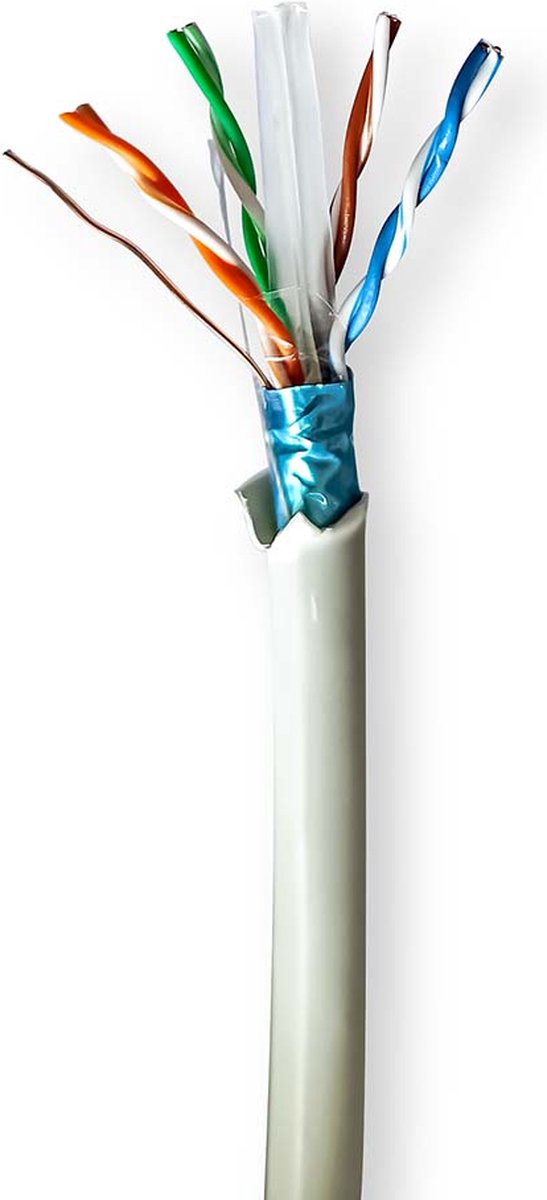 Nedis CCBG8526GY100S networking cable 100 meter - Grijs