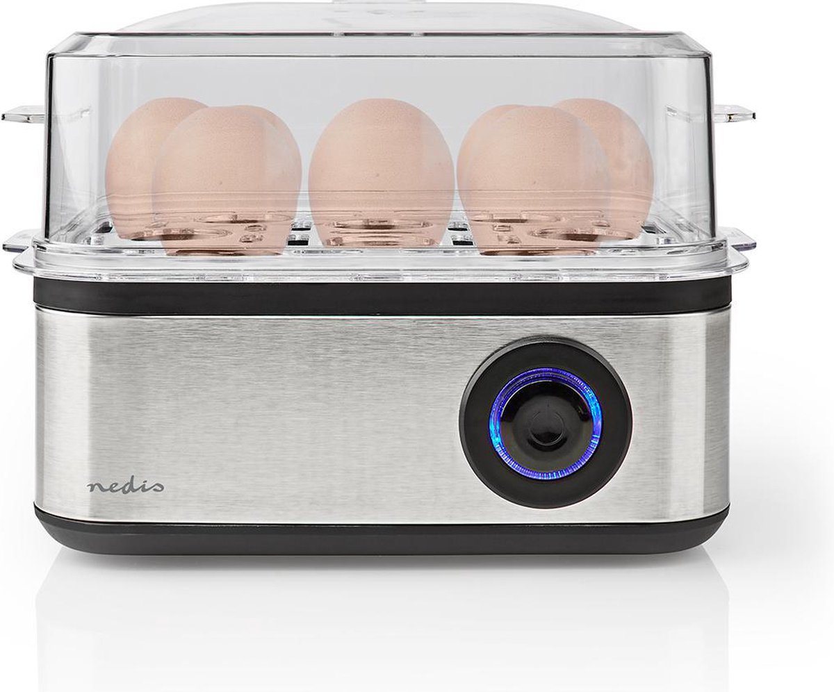 Nedis Nedis Eierkoker KAEB130EAL - egg boiler - black/aluminum