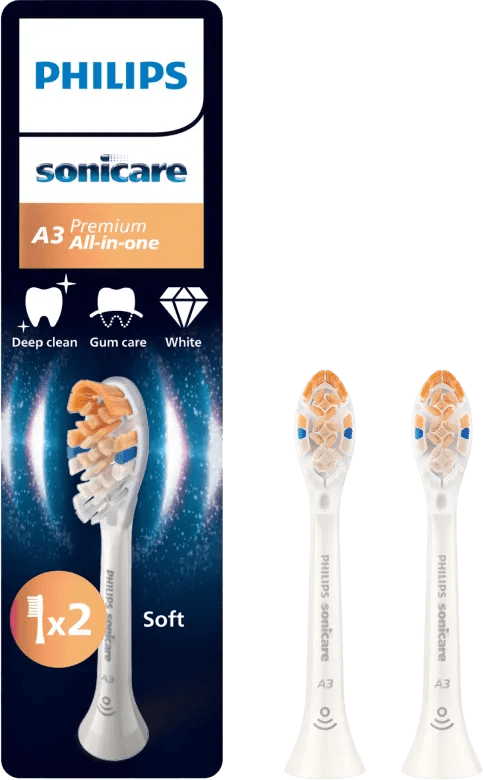 Philips Tandenborstelkoppen Sonicare Premium All-in-One - White - 2 pcs