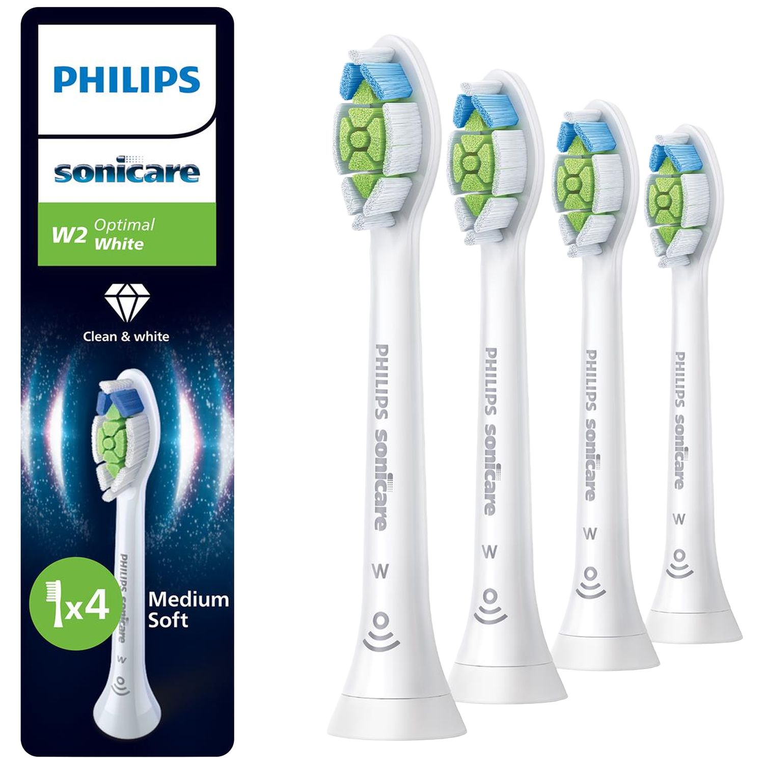 Philips Tandenborstelkoppen Sonicare Optimal White - 4 pcs