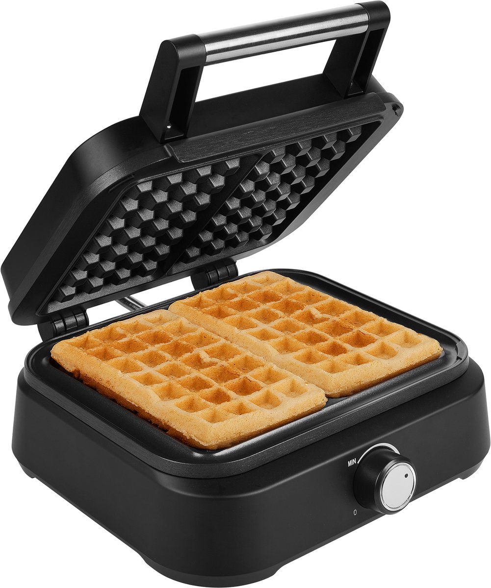 Princess Princess Wafelijzer 132398 Iron Deluxe - waffle maker - matt black