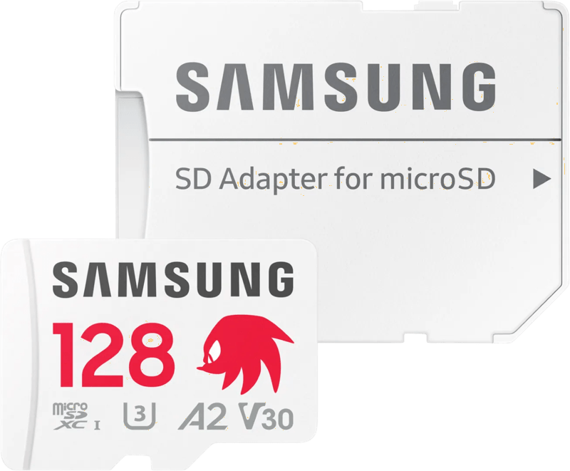 Samsung PRO Plus Sonic the Hedgehog microSD/SD - 180MB/s - 128GB