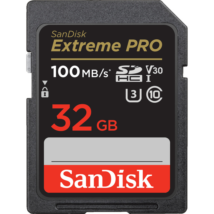 Sandisk SANDISK Extreme PRO SD - 100MB/s - 32GB