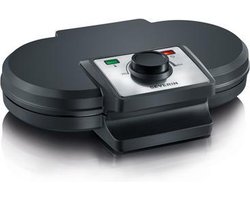 Severin Wafelijzer WA 2106 - waffle maker - Zwart