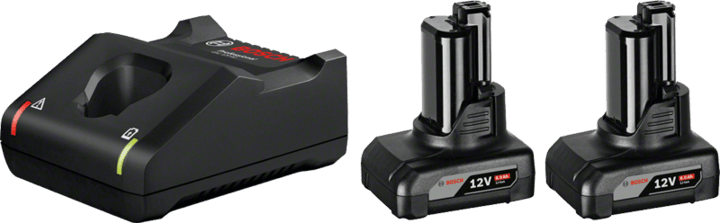 Bosch Bosch Professional Blue bosch 12v battery pack 2x6.0ah w/charger