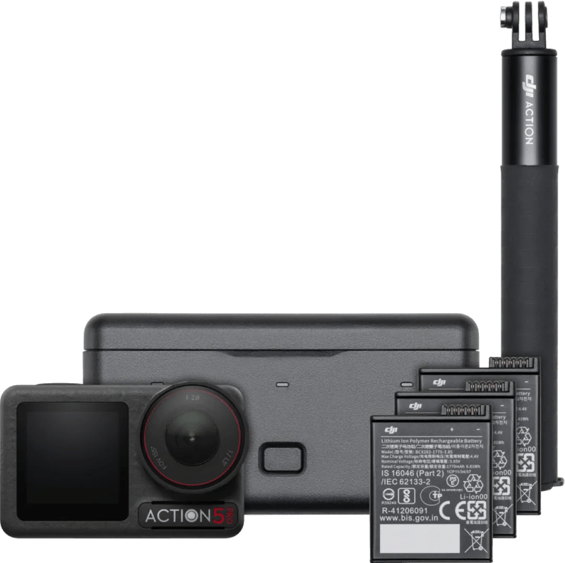 DJI Osmo Action 5 Pro - Adventure Combo - Zwart