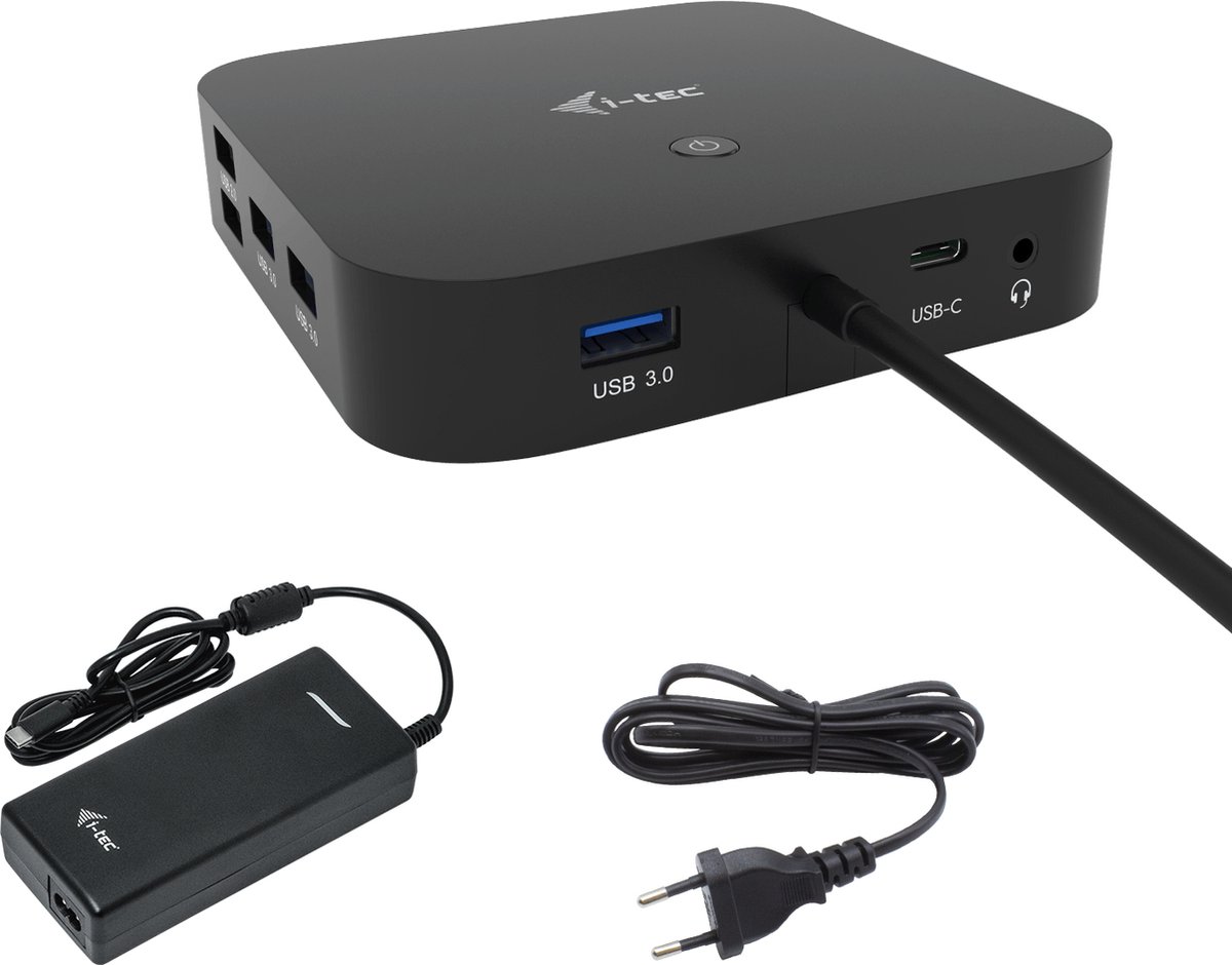 I-TEC - Docking station - USB-C 3.1 Gen 2 / Thunderbolt 3 - HDMI DP - GigE