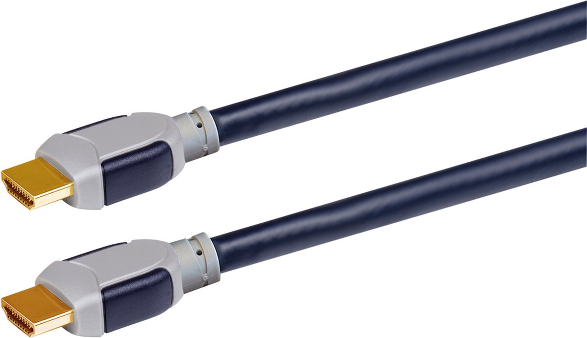 Scanpart Scanpart High Speed HDMI kabel met Ethernet 5.0m HDMI kabel - Zwart