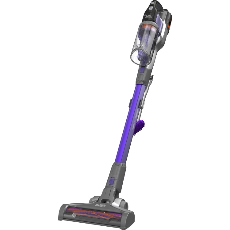 BLACK+DECKER Bl&Decker BHFEV362DP-QW PET Steelstofzuiger zonder zak - Paars