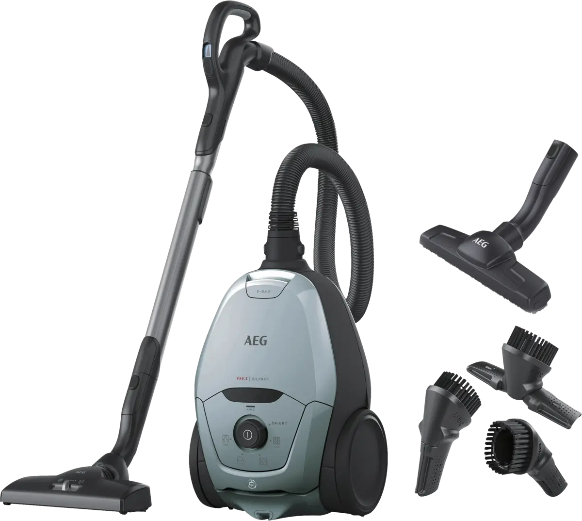 AEG VX82-1-4MB Stofzuiger met zak - Blauw