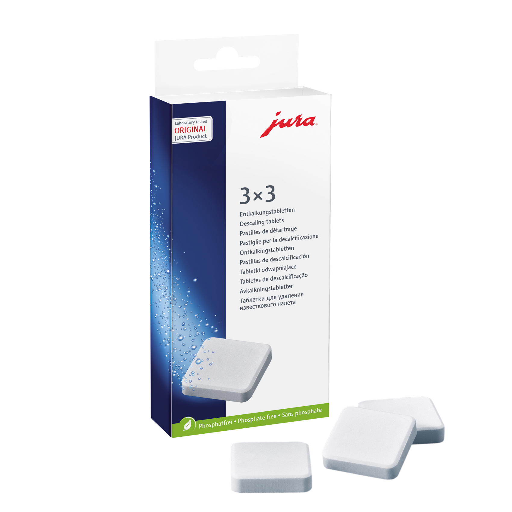 Jura Jura Ontkalkingstabletten 9 stuks Ontkalker Wit