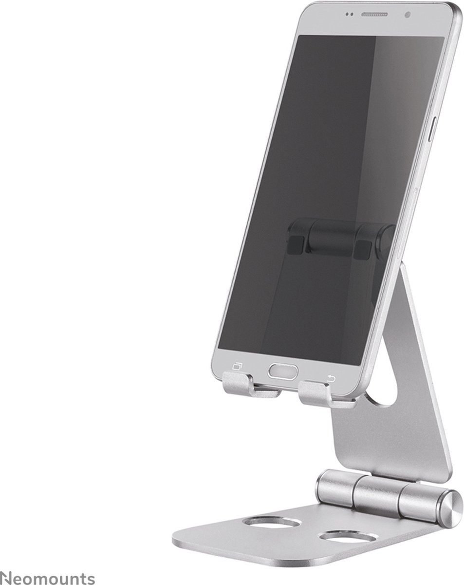 NeoMounts Neomounts Telefoon Stand DS10-160SL1 Telefoonhouder Zilver - Silver