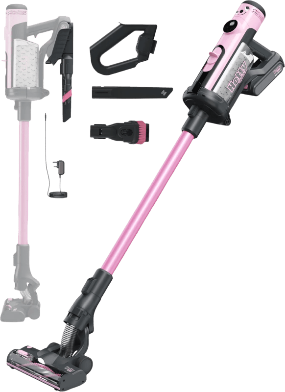 NUMATIC Numatic Hetty Quick HTY100P Steelstofzuiger met zak - Roze